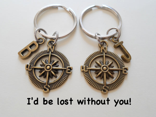 I'd be lost without you! – double meaning keychain