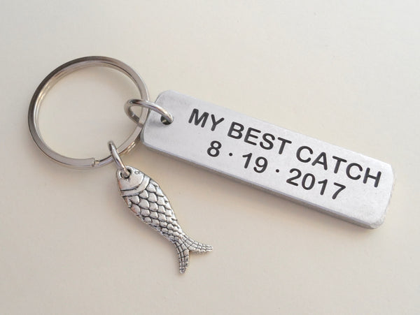 Fishing Lure Keychain Fishing Hook Keychain You Are The Greatest Catch Of  My Life Love Fishing Fisherman Engraved Gifts For