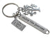 Accountant Student Charm Keychain with Money Tree Charm, Money Bill Charm & Enjoy the Journey Charm; Accountant, Bookkeeper or Entrepreneur Keychain