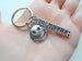 Volunteer Appreciation Keychain with Smiley Face Charm and Volunteer Charm