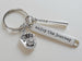 Baseball Keychain with Baseball Glove Charm, Bat Charm, and Enjoy the Journey Charm, Team Player Keychain