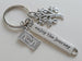 Accountant Student Charm Keychain with Money Tree Charm, Money Bill Charm & Enjoy the Journey Charm; Accountant, Bookkeeper or Entrepreneur Keychain