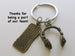 Bronze Computer Keyboard Charm Keychain with Headset Charm; Call Center, Secretary, Receptionist, Office Staff Employee Keychain