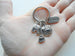 Housekeeping Appreciation Keychain with Broom, Gloves, World Globe & T