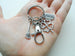 Housekeeping Appreciation Gift Keychain; Broom, Clover, Thank You Charm & Swivel Clasp Keychain