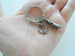 Bronze Lighthouse Keychain With Anchor Charm- I'd Be Lost Without You; Couples Keychain